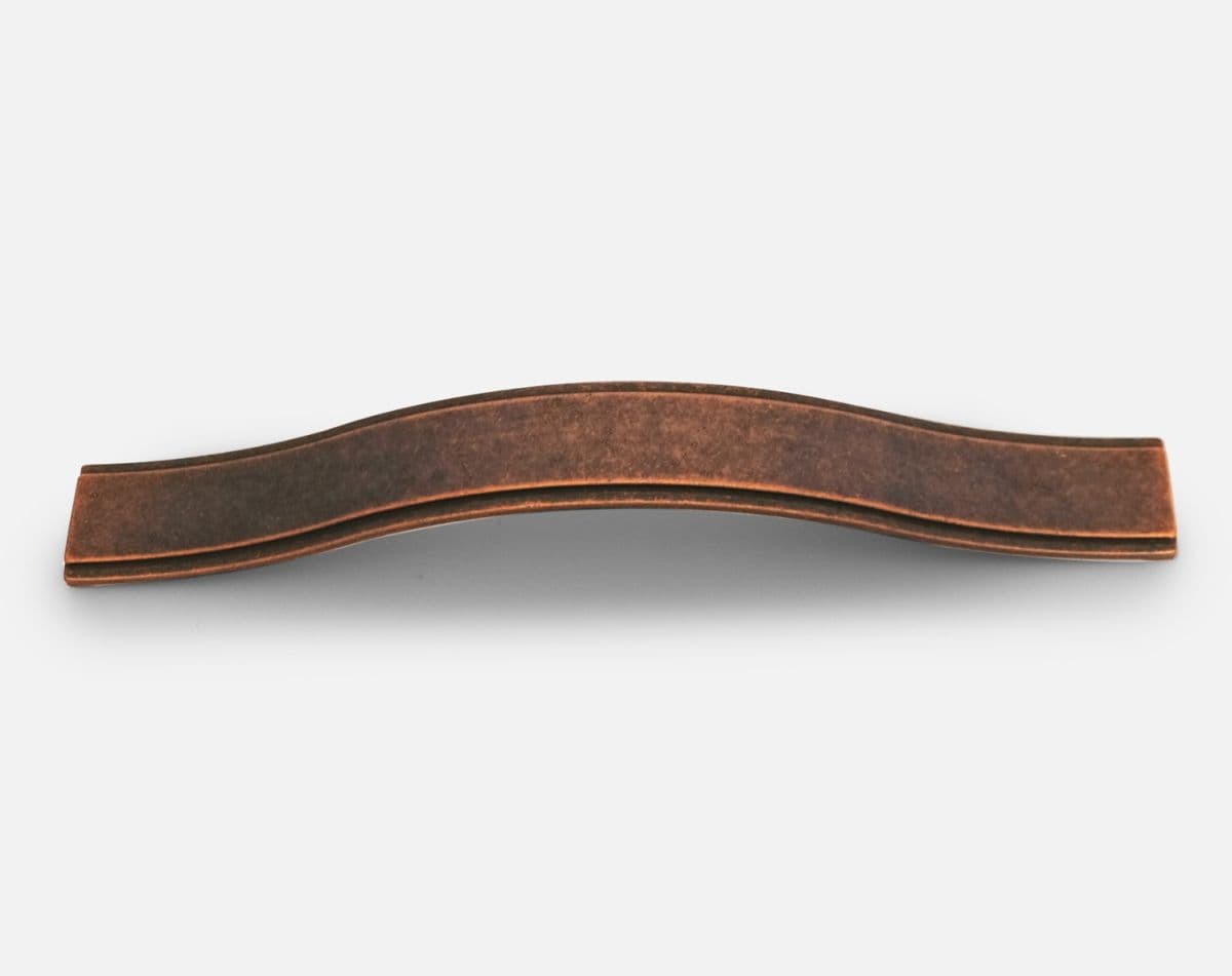 Image of Wave handle, antique copper