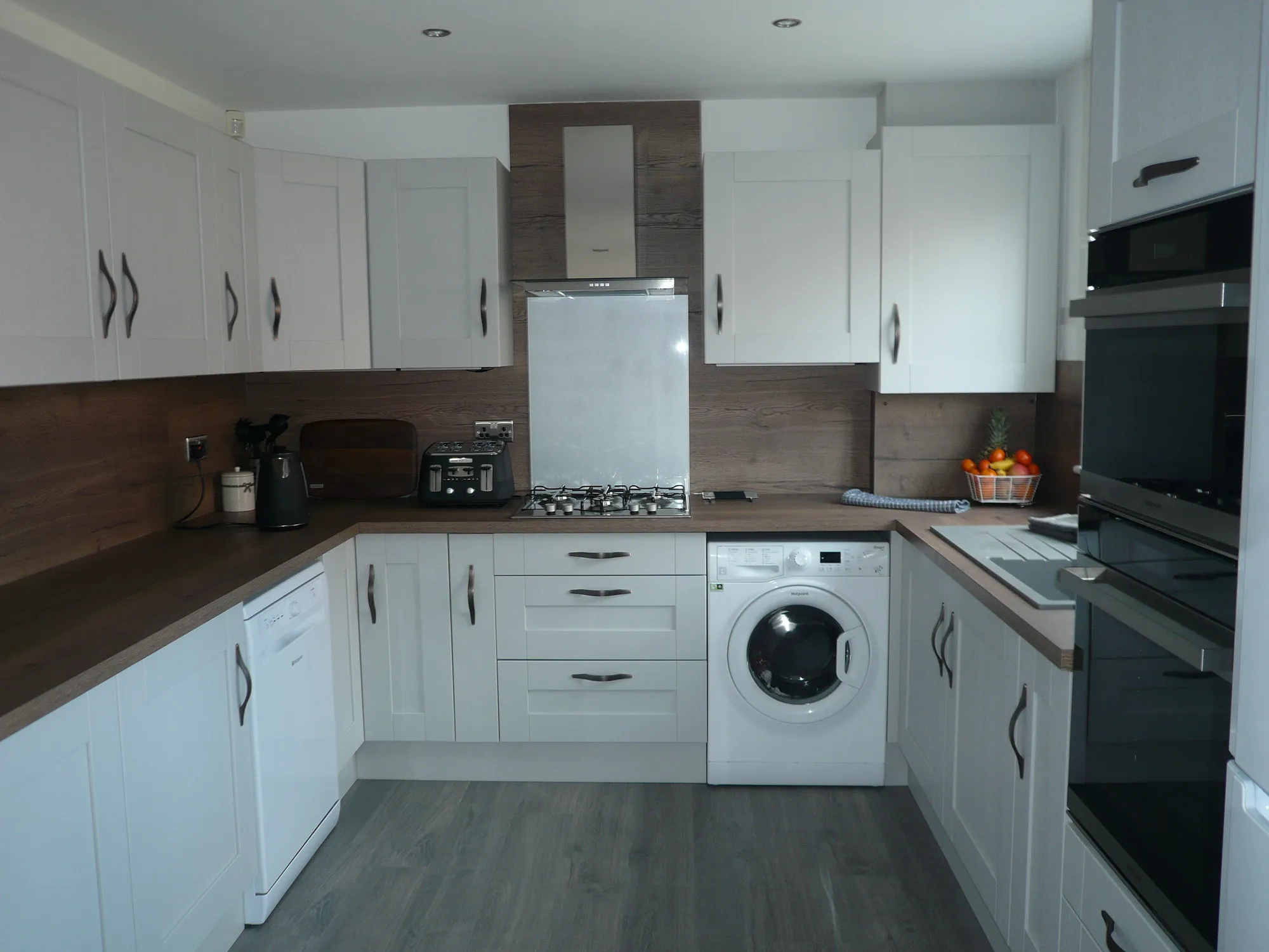 Cartmel, Light Grey - Glasgow, completed kitchen