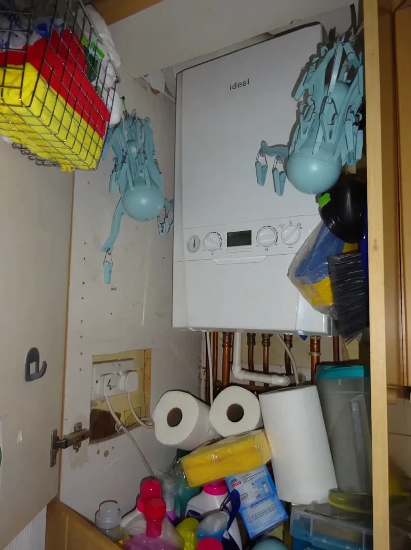 Before image of the kitchen