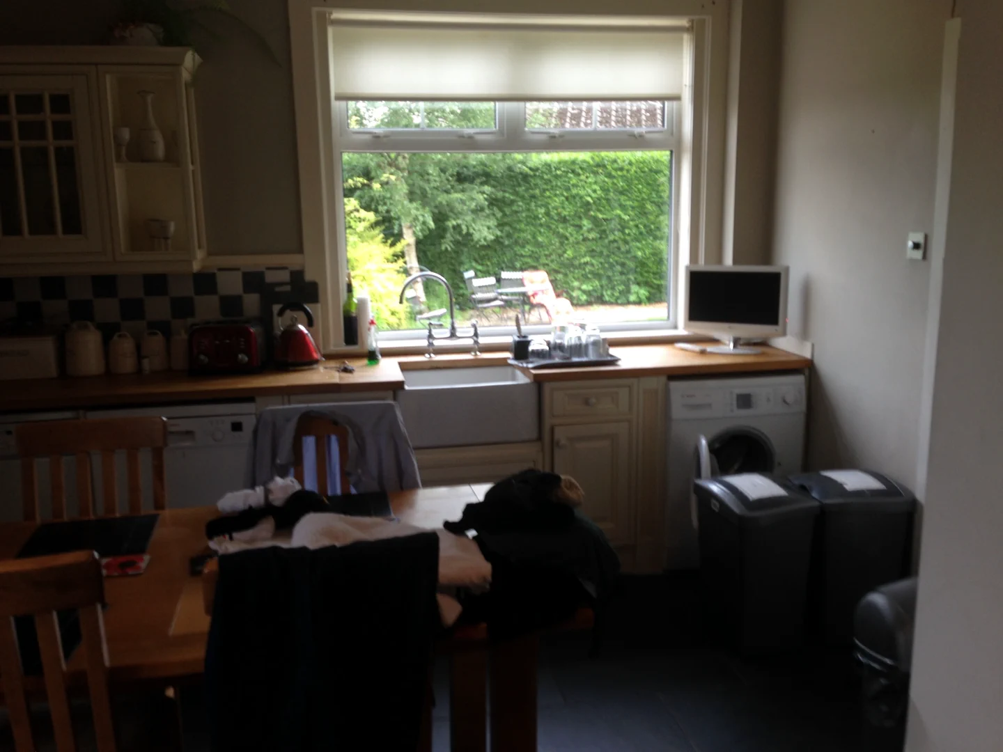 Old kitchen showing the previous layout