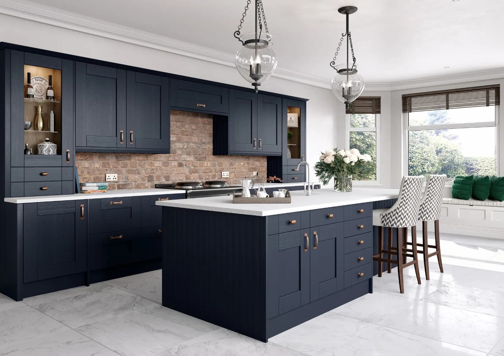 Cartmel in Indigo