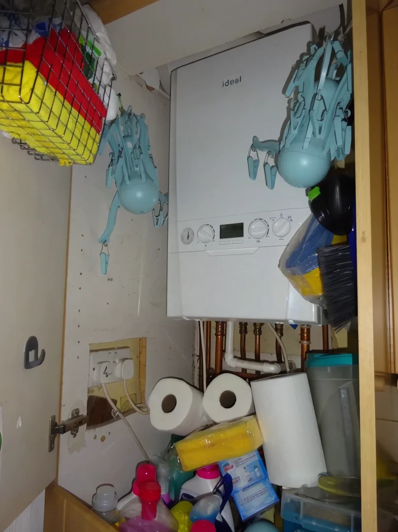 Before image of the kitchen