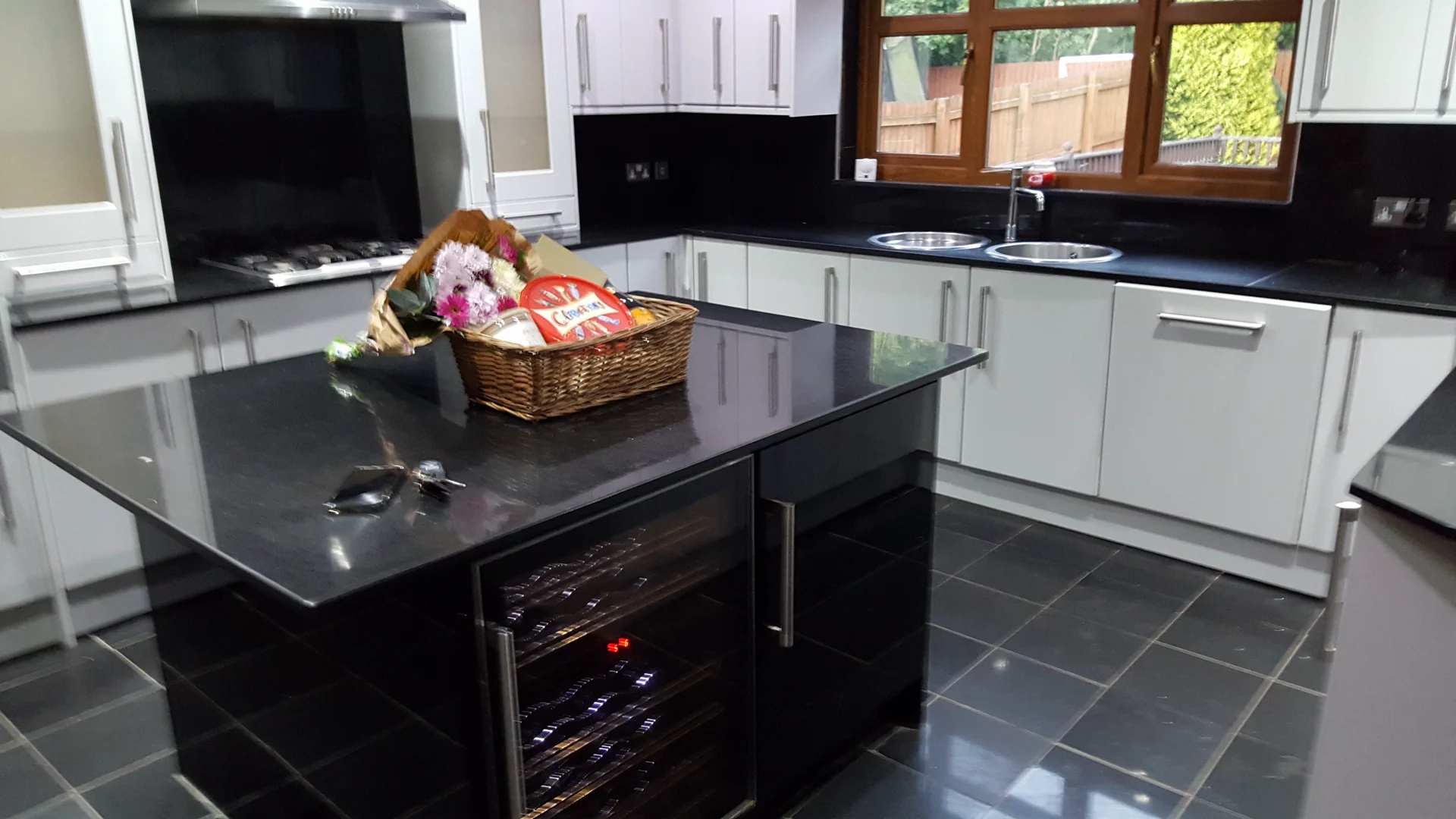 Old kitchen showing the previous layout