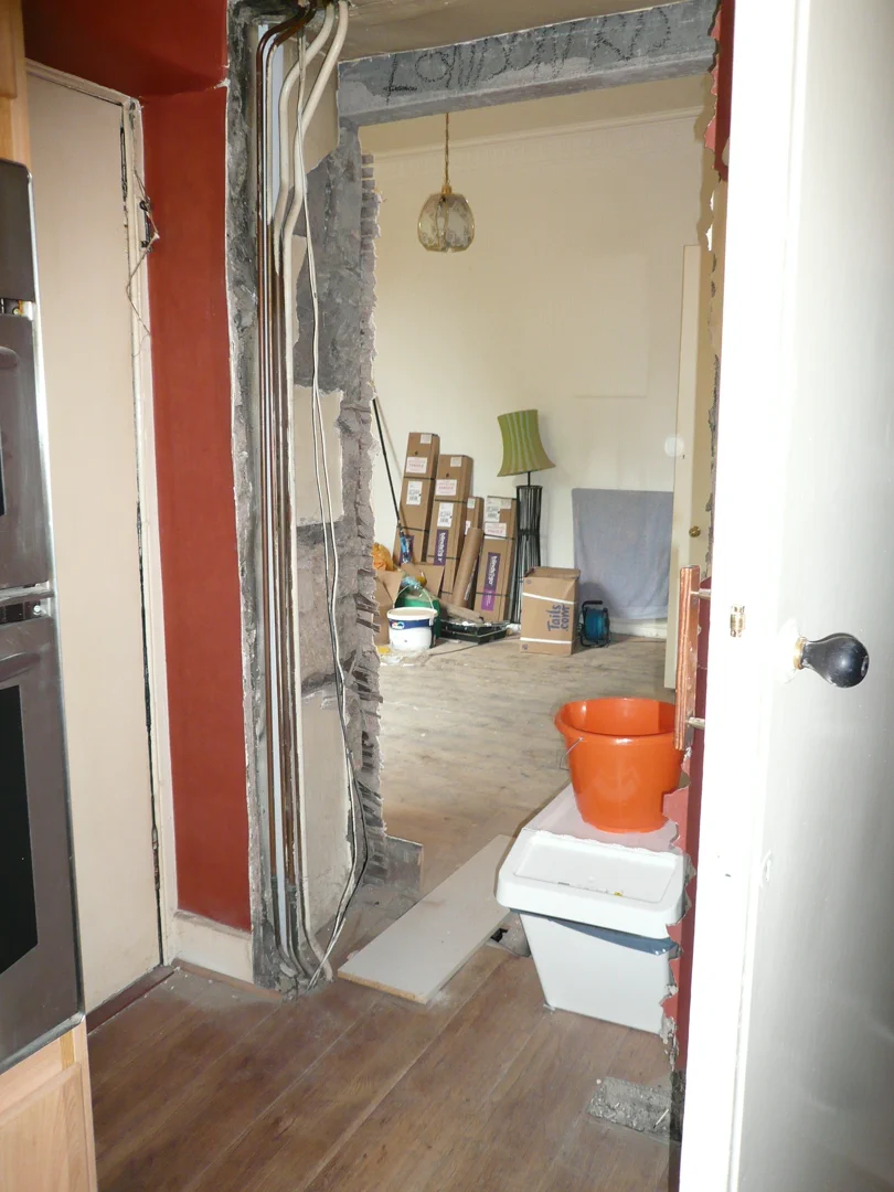 The old kitchen before the renovation