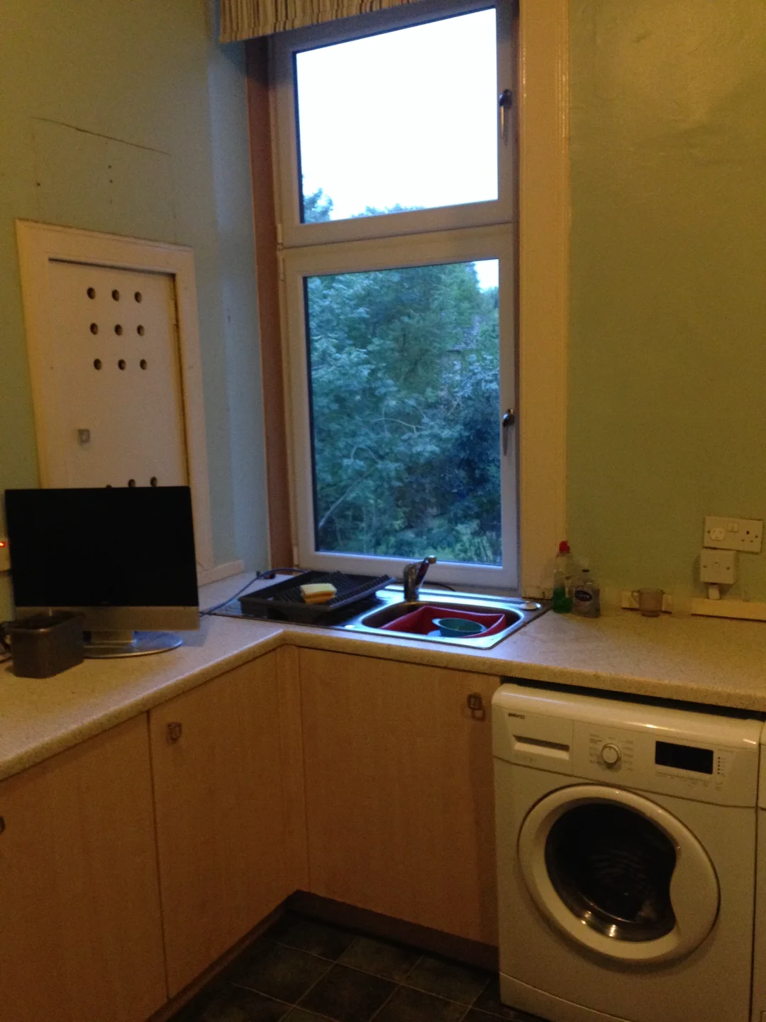 Old kitchen showing the previous layout