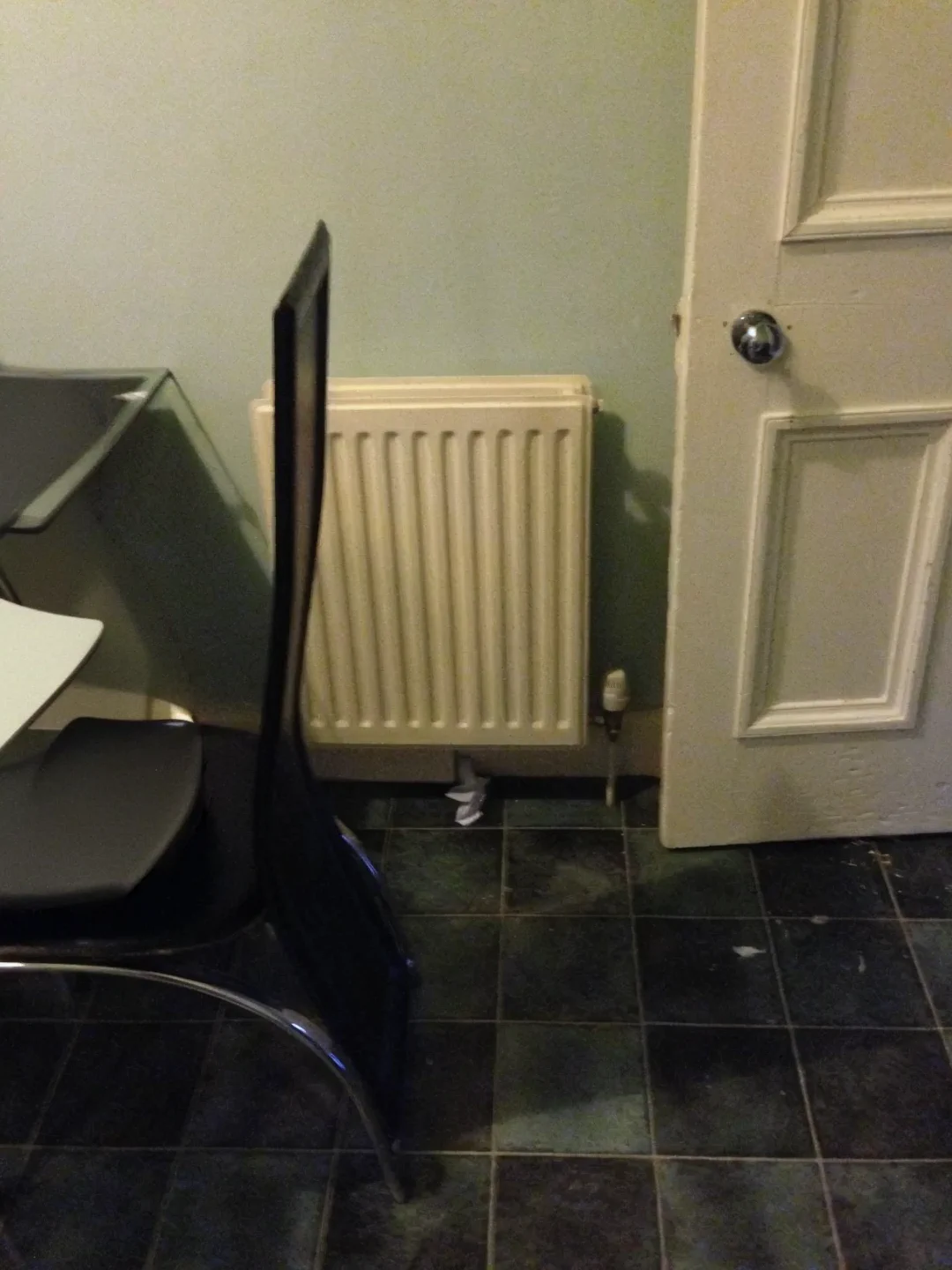 Old kitchen showing the previous layout