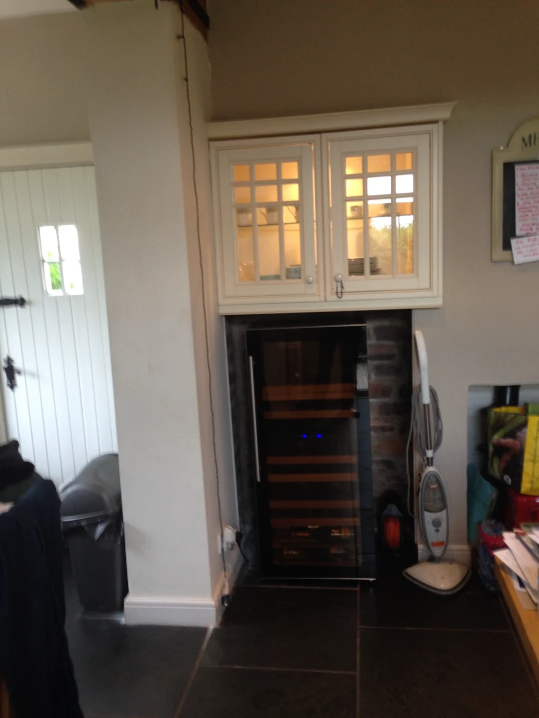 Old kitchen showing the previous layout