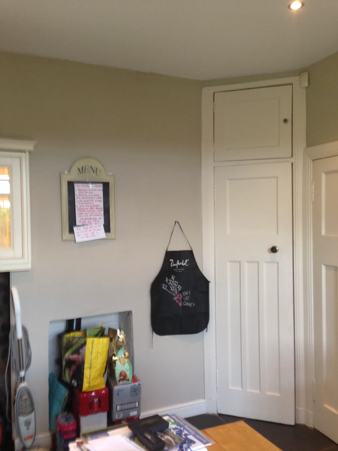 Old kitchen showing the previous layout