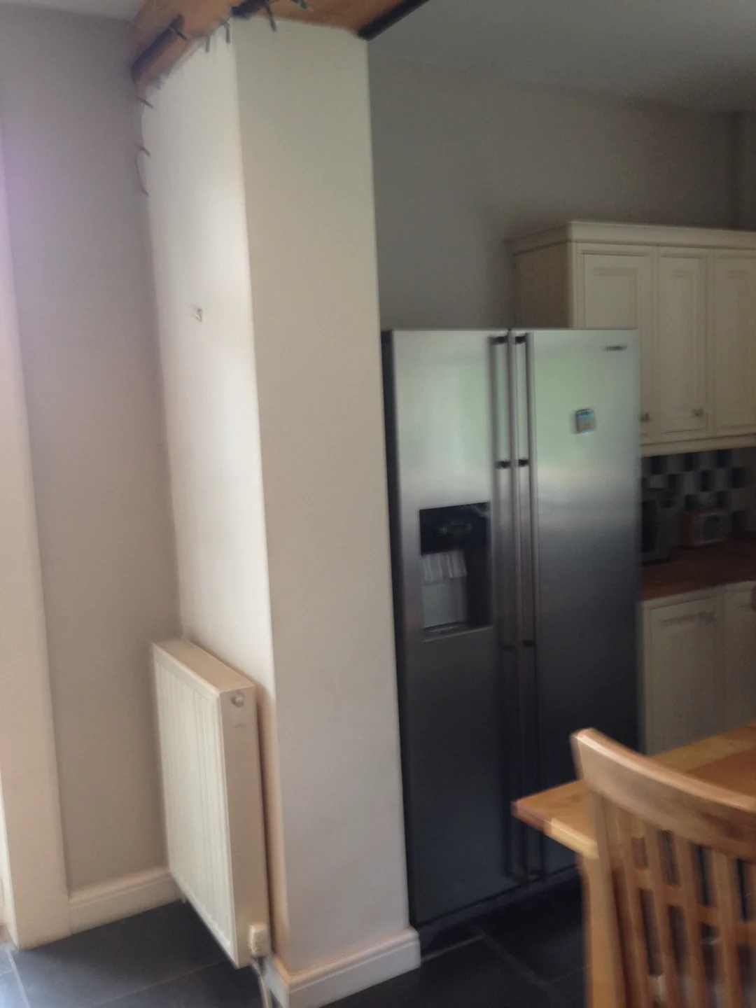 Old kitchen showing the previous layout